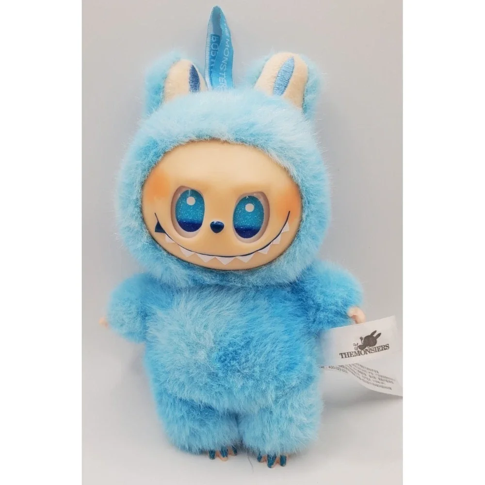 POPMART  The Monster Big Into Energy Plush Labubu - Hope Blue